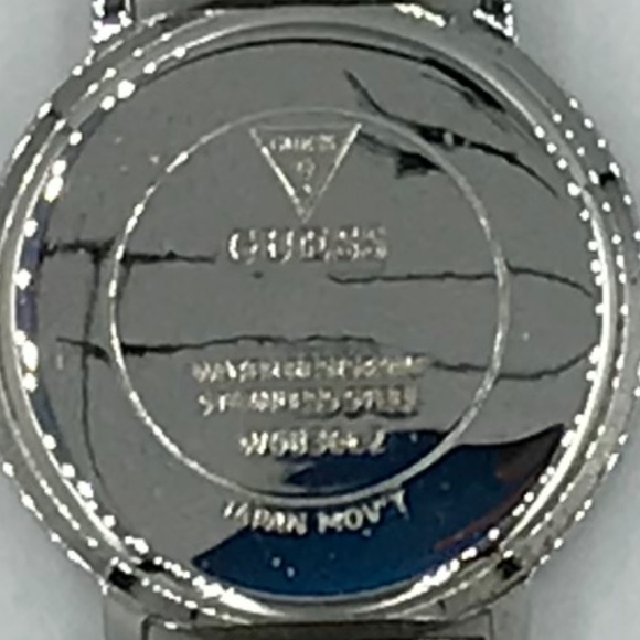 Guess Women’s Silver Tone Watch With Rhinestones - Picture 2 of 9